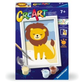 CreArt pictura pe numere pentru copii leu salbatic